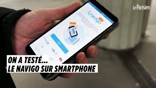 On a testé le pass Navigo sur smartphone [upl. by Neetsuj]