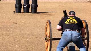 Firing a Hotchkiss Revolving Cannon by AdeQ Firearms Company [upl. by Tomasina]