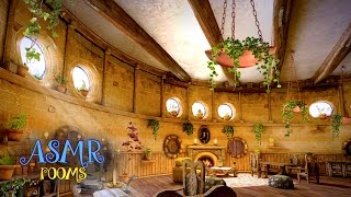 Harry Potter Inspired ASMR  Hufflepuff Common Room  Hogwarts Ambience  1 hour HD Cinemagraphs [upl. by Aninep]