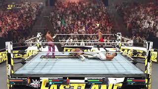 COMBATE TABLES 4 SUPERSTARS FASTLANE WWE 2K24 [upl. by Ataymik]