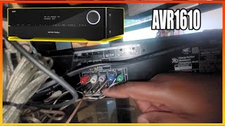 Harmon Kardon AVR1610 Audio Receiver Setup [upl. by Prader]