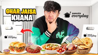 Trying Zomato Everyday Service  Home Cooked Meals [upl. by Hannibal405]