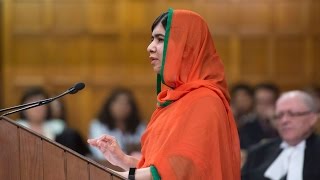 Malala Yousafzai becomes honorary Canadian [upl. by Yard]