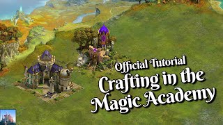 Official Tutorial Crafting in the Magic Academy  Elvenar [upl. by Steinway]