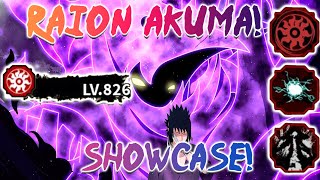 Shindo Life  FULL SAMURAI SPIRIT RaionAkuma Showcase  PVP [upl. by Joannes]