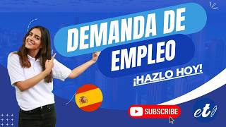 🖊 Cómo inscribirse como demandante de empleo  Paso a Paso [upl. by Gnivre]