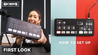 Blackmagic ATEM Mini PRO Handson  How to setup [upl. by Yellehs]