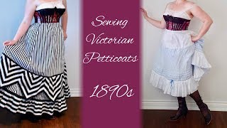 Making Some Victorian Petticoats [upl. by Scuram97]