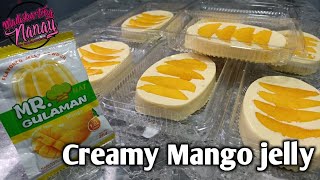 Creamy Mango jelly by mhelchoice Madiskarteng Nanay [upl. by Airotel]