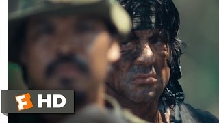 Rambo 1012 Movie CLIP  50 Caliber Rescue 2008 HD [upl. by Dibru610]