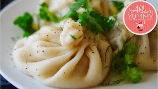 Khinkali  Georgian Dumpling Recipe  Как приготовить хинкали [upl. by Dumah]