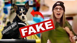 Fake Disorder Cringe  SERVICE DOG Edition [upl. by Analahs]