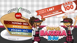 Papas Bakeria To Go  Rank 100 amp Perfect Day [upl. by Keisling855]