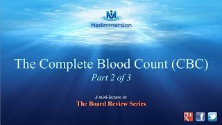 Complete Blood Count pt2 [upl. by Amadeo323]