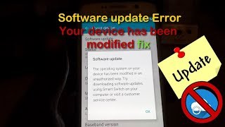 Software update error Your device has been modified fix [upl. by Lebasiairam989]