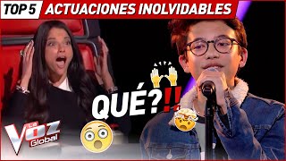 Actuaciones INOLVIDABLES de los pequeños artistas de La Voz Kids [upl. by Keeton]