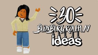 30 Bloxburg roleplay ideas for YouTube 2021 [upl. by Zitah581]