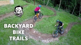 Backyard MTB Trails  Building amp Riding [upl. by Boorman777]