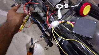 installing Security Alarm system in bike Part 3 [upl. by Jesselyn]