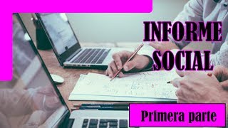 Informe social [upl. by Siraj]