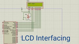 LCD interfacing with PIC Microcontroller using Library  PIC16F877A and MPLABX IDE [upl. by Selij389]