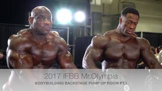 2017 IFBB MrOlympia Bodybuilding Backstage Video Pt1 [upl. by Emarie]