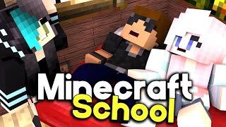 Minecraft School  CAUGHT IN BED [upl. by Albright]