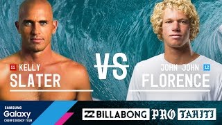 Kelly Slater vs John John Florence  Billabong Pro Tahiti 2016 Final [upl. by Oinotnaesoj]