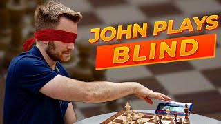 John Bartholomew plays Blindfold Chess [upl. by Sorazal]