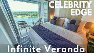 Celebrity Edge Infinite Veranda Stateroom Tour Cabin 7143 [upl. by Dwaine]