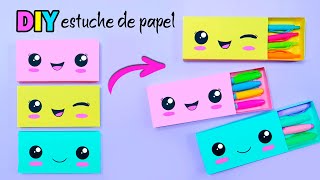 Manualidades con Papel  Cajitas de Papel DIY Estuche Lapicera  Tutorial Origami [upl. by Thynne208]