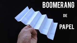 Como Hacer un Avión de Papel BOOMERANG Origami [upl. by Melissa14]