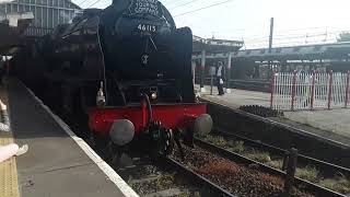 Scots guardsman pulls the cumbrian mountain Express crewe to carlisle 16 07  22 [upl. by Redienhcs]