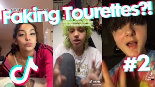 Faking Tourettes  TikTok Cringe Compilation 2 [upl. by Hewart]