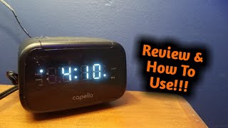 Capello Alarm Clock Review amp How To Use [upl. by Yllom]