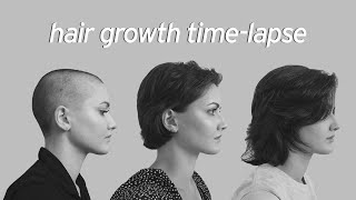 Hair Growth Timelapse  1 Year [upl. by Lambertson252]