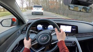 2021 Hyundai Elantra Limited  POV Test Drive Binaural Audio [upl. by Marcos157]