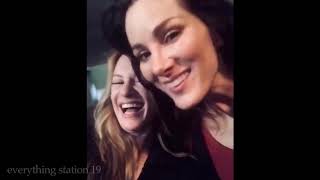 Danielle Savre amp Stefania Spampinato being adorable for 13 minutes not straight [upl. by Nylyram]