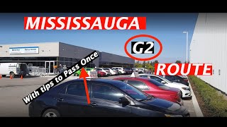 Mississauga G2 Route  With OnScreen Tips  Pass Your Test at First Attempt MississaugaG2Route [upl. by Okechuku]