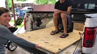 DIY Truck Bed slide or Slide Out Truck DrawerEasy simple and cheap [upl. by Puduns440]