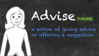 Advice vs Advise  Ask Linda  English Grammar [upl. by Urbana686]