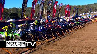 2024 ProMX Motocross Championship Australia  Round 8 Queensland Moto Park  MX1 Moto1 amp Moto2 [upl. by Nitaf579]