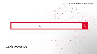 Lexis Advance®  Quick Overview amp Demo [upl. by Nuhsar]