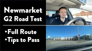 Newmarket G2 Road Test  Full Route amp Tips on How to Pass Your Driving Test [upl. by Crifasi]