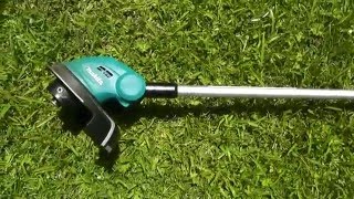 Makita Cordless Line Trimmer DUR181 Quick Review [upl. by Weinshienk]