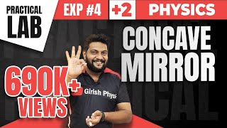 Plus Two  Physics  Practicals  Concave Mirror  Graphs  Very Important  Malayalam [upl. by Asamot]