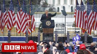 Capitol riots How a Trump rally turned deadly  BBC News [upl. by Airym]