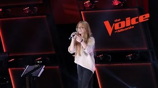 Jehona Ponari – Blue jeans – Audicionet e fshehura – The Voice of Albania 6 [upl. by Nagaet]