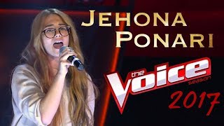 Jehona Ponari quot Blue Jeans quot The Voice 2017  A Rare Artist   Albania HD [upl. by Schluter]