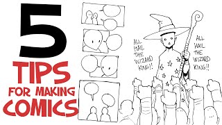 5 Tips For Making Comics [upl. by Cram]